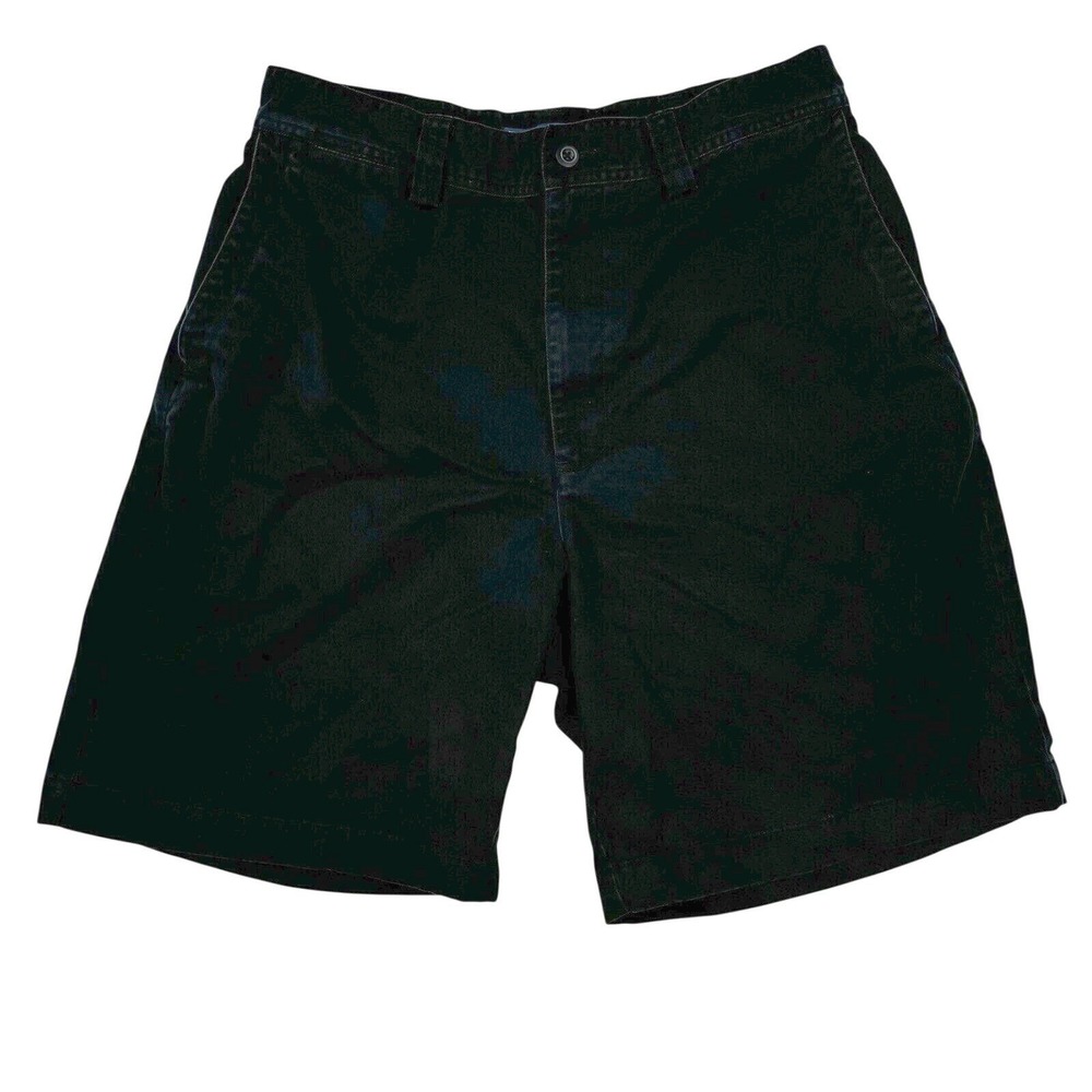 Polo Ralph‎ Lauren Black Flat Front Chino Shorts Mens 30 Casual Classic Preppy